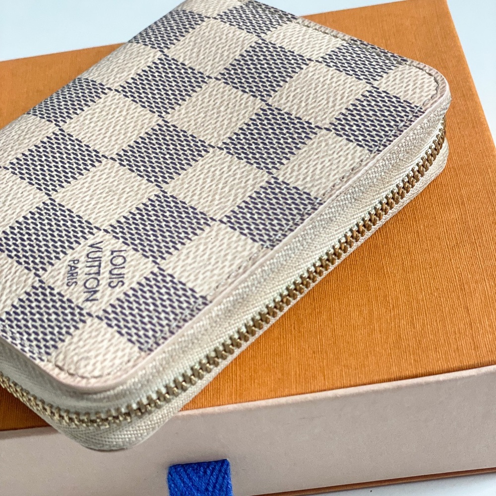 Louis Vuitton Damier Azur Zip Coin Purse - Picture 3 of 6